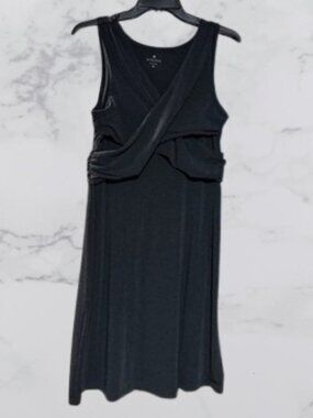 Athleta Dark Gray Wrap Dress Size M